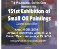 Philadelphia Sketch Club Call for Entries – Small Oils