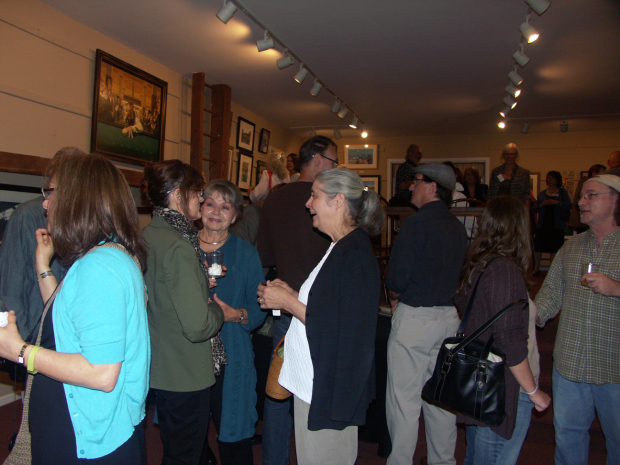 Wonderful Opening Night at Bucks County Illustrators Society Exhibit